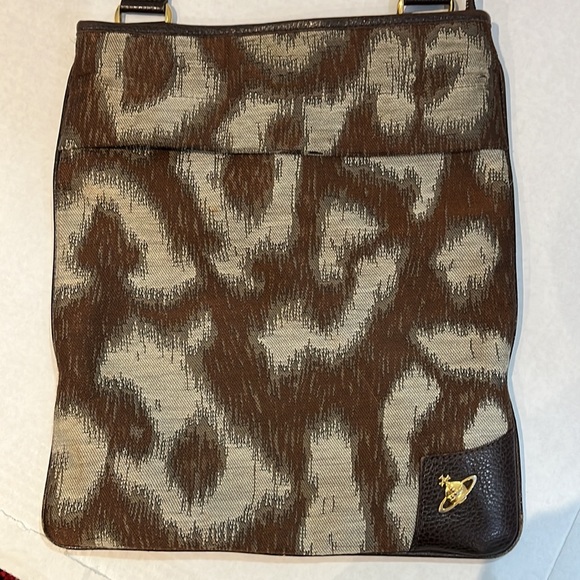 Authentic vintage Vivienne  Westwood Crossbody bag safari print - Picture 11 of 13